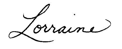Lorraine VSH Signature2